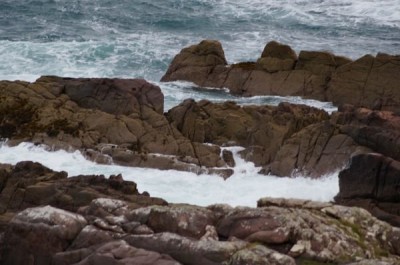 Der Atlantik ist noch in Morgenstimmung...